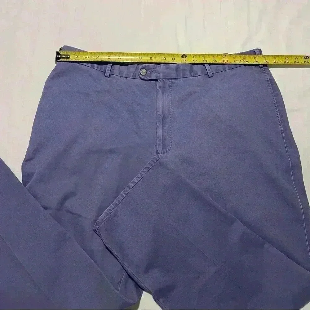 Peter Millar Crown Crafted Men's 40 Pants Purple MS15B84 Concord Garment Dyed